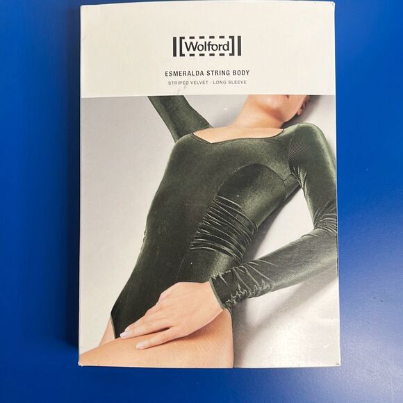 NWT Wolford Esmeralda String Bodysuit Top XS - Picture 12 of 16
